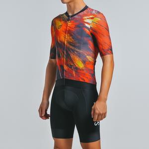 Maillot de ciclismo personalizado Pro Fit para hombre, ropa de <span class=keywords><strong>bicicleta</strong></span> de carreras de verano, fabricante al por mayor - Product Image 2