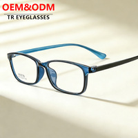 Monturas de Gafas TR90 al por Mayor, Diseño Simple, Múltiples Colores, Unisex, con Servicio OEM ODM para Monturas de Gafas
