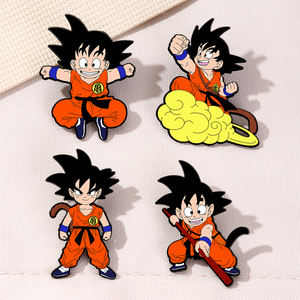 YINI Krieger-Stil Zinklegierung Pins - Anime-Kämpfer Abzeichen, Langlebige Sammlerstücke für Anime-Enthusiasten, Ideales Geschenk & Dekoration - Product Image 4