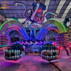 Manège de fête foraine Thème Fabricant : Grand Poulpe Rotatif pour Parc d'Attractions à Vendre - Product Image 2