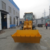 2-Tonnen-Kompaktradlader mit 1m³ Schaufel, 65kW Diesel-Hoflader für Industriehofeinsätze, Materialtransport und Ladearbeiten, Mini-Lader aus China