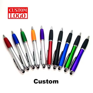 Retractable Touch Screen Ballpoint <b>Pen</b> Custom Logo LED Light Advertising <b>Pen</b> Creative Promotional Stationery <b>Pen</b> For Student - Product Image 3