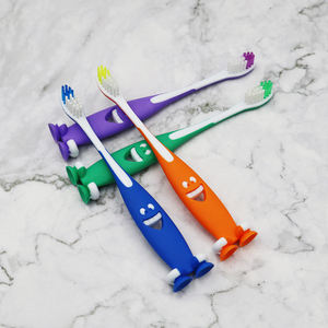 Venta al por mayor personalizado Joycare cerdas de nailon suave cepillo de dientes para niños con sonrisa divertida mango de dibujos animados - Product Image 6