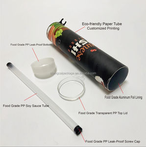 Tubi Biodegradabili Rotondi per <span class=keywords><strong>Sushi</strong></span> Push Pop, Scatole di Imballaggio in Carta per Alimenti, Tubi Push Pop per <span class=keywords><strong>Sushi</strong></span> di Grado Alimentare - Product Image 3