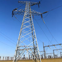 Tour de transmission d'énergie, pylônes électriques, ligne de transmission d'énergie 225 kVA
