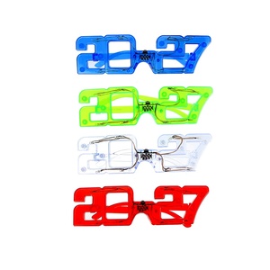 Occhiali Luminosi per Festa di <span class=keywords><strong>Capodanno</strong></span> 2027, Occhiali da Sole in Plastica con LED per Silvesteri, Bar e Feste Serali, Occhiali Lampeggianti - Product Image 5
