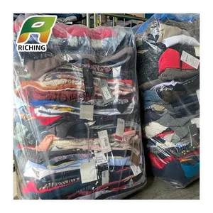 1st choice thrift store ball clothes bales European Quality mix orginal brand spring kids boys used wool clothes