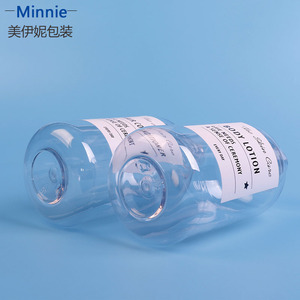 Minnie Transparent Pet <b>Bottle</b> 500ml Empty Refillable Body Lotion Shampoo <b>Pump</b> <b>Bottle</b> For Daily Care Products - Product Image 2