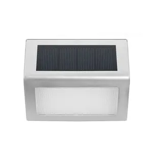 Garden Solar Powered Fence Lights Outdoor Yard Deck Light Led Step Patio Lights New Upgraded Stairway Pathway Solar Step Lamp