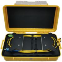 Bobine de fibre/bobine ligne d'extension de Test OTDR 500m 1km 2km Kit d'outils à fibre optique SM/MM boîte de câble de lancement OTDR