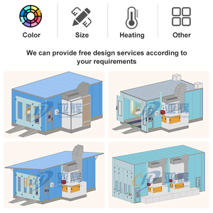 Cabine <span class=keywords><strong>de</strong></span> pulvérisation <span class=keywords><strong>de</strong></span> <span class=keywords><strong>peinture</strong></span> à faible entretien à chauffage rapide à structure en acier durable certifiée CE <span class=keywords><strong>de</strong></span> haute qualité pour <span class=keywords><strong>atelier</strong></span> - Product Image 5