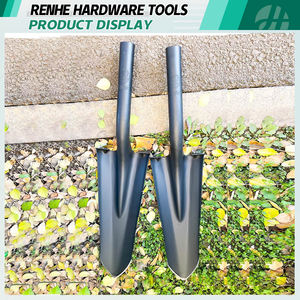 Fábrica da China Produto Direto Ferramentas Agrícolas Pá de Jardim em Aço 50Mn com Cabo de Madeira - Product Image 4