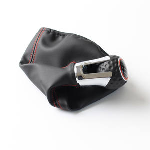 Pomo de palanca de cambios de cuero ergonómico de 5 y 6 velocidades para Golf 3 4 5 6 VW - Product Image 4