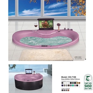 GUCI massaggio getti vasche da bagno 2 adulti cuscino bagno interno angolo <span class=keywords><strong>vasca</strong></span> da bagno acrilico moderno tavolo De massaggio 5 anni - Product Image 4
