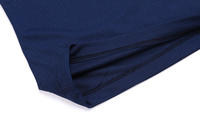 Camiseta Polo de Golf Lisa con Diseño Elástico en 4 Direcciones de Spandex/Poliéster al por Mayor, Uniforme con Logotipo Personalizado Bordado en la Solapa