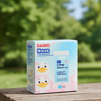 Nettoyant nasal Daiso 3 étapes, formule K-Beauty pour tous types de peau, soin quotidien de la peau