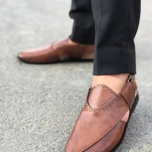 Men Peshawari Sandals _ Leather Peshawari Sandals for Men Home Made Sandalsfor Latest Designs and Quality - Product Image 2