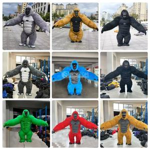 Shengchi MOQ 1 unidad, 2.2/2.6m/3m, Nuevo disfraz inflable de <span class=keywords><strong>gorila</strong></span>, disfraz personalizado de King Kong para Halloween, anime, carnaval - Product Image 5