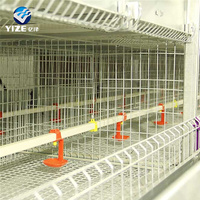 Vente flash Cage à poussins de type H Petite cage à poulets Équipement d'élevage avicole