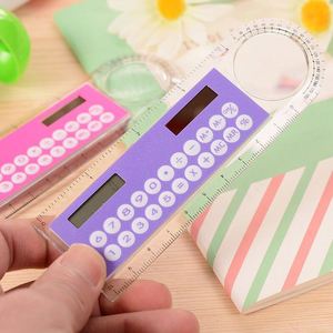 Papelería Creativa 2 en 1, Calculadora Científica Multifunción Solar Personalizada para Estudiantes con Regla - Product Image 6