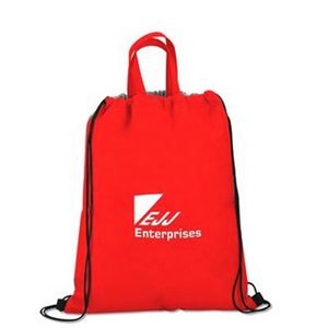 Sac fourre-tout personnalisé avec cordon de serrage et poignées renforcées, sac à dos, cadeaux sportifs, publicité promotionnelle, sac non tissé, idées commerciales - Product Image 3