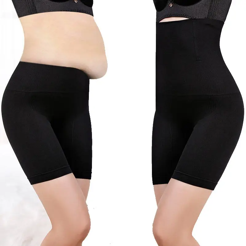 Ginásio Workout Bike Pants Butt Tummy Control Shapewear Mulheres Cintura Alta Body Shaper Calcinha Cintura Underwear Cintura Trainer