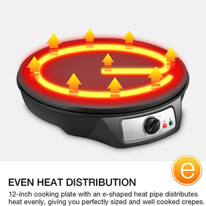 2024 piccola fabbrica di elettrodomestici da cucina produzione all'ingrosso di frittelle per fare Crepe Maker Machine - Product Image 6