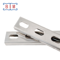 Profilé en C dentelé en acier au carbone 41x21, norme ASTM, taille personnalisée, supports de montage solaire côtiers, service de découpe