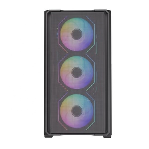 Fonte De Alimentação De Jogos Personalizada Da Fábrica JNP Sistema De Refrigerador De Água Mid Tower Micro ATX Novo Caso De Jogo De Design - Product Image 3
