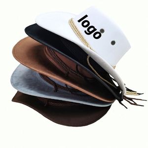 Crossborder American Style Suede Cowboy <b>Hat</b> Wide Brim <b>Hat</b> Summer Unisex - Product Image 1