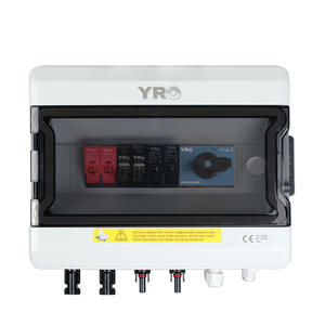 Boîtier de Combinateur Photovoltaïque Yro DC 2 Entrées 1 Sortie 1000V avec Interrupteur d'Isolation IP65 Étanche pour Système Solaire - Product Image 1