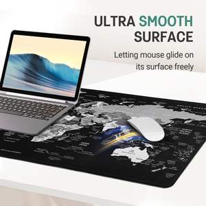 Tapis de souris de bureau complet avec carte du monde, tapis de souris personnalisé de grande taille, design personnalisé, imprimé, graphique de trading boursier, tapis de souris de jeu, tapis de souris de bureau - Product Image 5