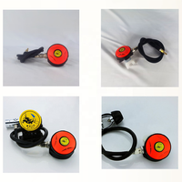 Modèle 126 pour Diving : Régulateur de deuxième étage en silicone et acier inoxydable, avec tuyau basse pression pour octopus primaire/secondaire