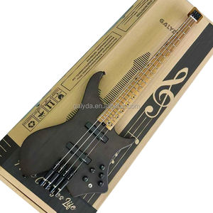 Guitare basse électrique sans tête GALYDA G890, manche en érable, corps en acajou, touche en palissandre et érable, finition mate, active 4 cordes - Product Image 1