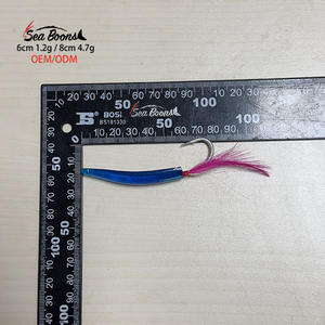 Nuevo Juego de 8 Señuelos de <span class=keywords><strong>Pesca</strong></span> de Arrastre de 60 mm y 80 mm, Señuelos de <span class=keywords><strong>Pesca</strong></span> Tipo Cuchara para Agua Salada, Kits de Señuelos de <span class=keywords><strong>Pesca</strong></span> de Lucio Realistas en 3D - Product Image 4