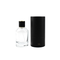 Flacons de parfum en verre de 30 ml, 50 ml, 100 ml, vente en gros, design avec couvercles, flacon de parfum de luxe, en stock avec boîte