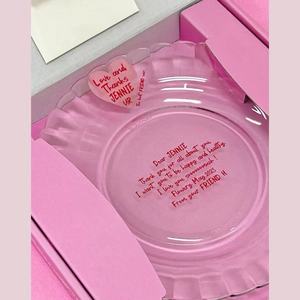 Boîte d'expédition pour pâtisserie rose écologique personnalisée avec ruban mat |   <span class=keywords><strong>Enveloppe</strong></span> <span class=keywords><strong>en</strong></span> carton ondulé pour <span class=keywords><strong>cadeau</strong></span> |   Emballage pour pâtisserie française - Product Image 6