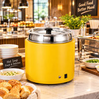 Chauffe-Plats Électrique Sans Eau 300SS 10/13L pour Buffet, Hôtels, Restaurants et Traiteurs