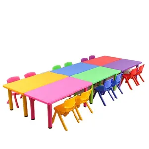 Table et chaise réglables d'apprentissage pour enfants, vente en gros