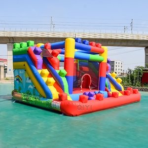 Castillo Inflable de Bloques de Construcción, Casa de Brinco Inflable Comercial, Castillo Inflable para Niños y Adultos - Product Image 2