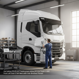 <span class=keywords><strong>POLIPLAST</strong></span> Ricambio Bianco 2019 per Stralis S-WAY Lato Anteriore Sinistro IC194 Nuovo con Staffe in Ferro Verniciate - Product Image 3