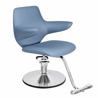 Fauteuil de Barbier Inclinable Moderne en Gros avec Bases en Chrome et Acier Inoxydable, 3 Couleurs, pour Fournitures de Salon de Coiffure – Vente Directe