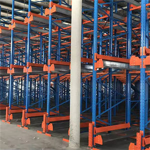 Sistema di scaffalature per pallet a movimentazione primario-secundario (FIFO) per magazzini automatizzati, scaffalature per stoccaggio, scaffalature impilabili, scaffalature per celle frigorifere, scaffalature a navetta radio. - Product Image 2