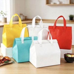 Bolsa Térmica Plegable Portátil de Polipropileno No Tejido con Diseño Impermeable y Ecológico para Viajes y Picnic - Product Image 2