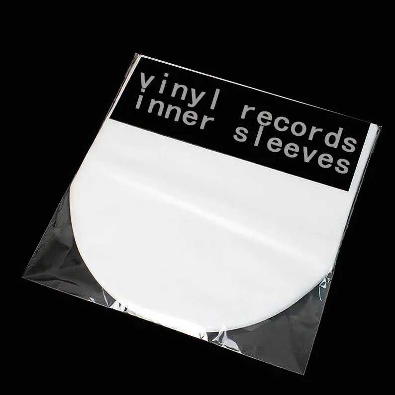 Custom CD Semi Transparent Inner Plastic Record Cover Anti-static Vinyl Records Inner Sleeves