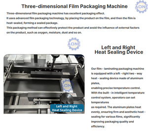 Touch Screen Flow Packing <b>Wrap</b> Film Machine Hot Sealing Film Shrink Packing Machine Transparent <b>Plastic</b> Packing Film Machine - Product Image 5