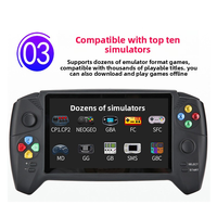 Console de jeu portable HC3000 avec double joystick PSP, capacité de 16 Go, 3000 mAh, plus de 10 000 jeux, machine de jeu d'arcade