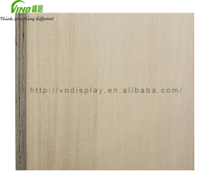 Présentoir sur pied personnalisable à 4 niveaux en bois écologique, idéal pour la présentation de peintures et de vernis, facile à assembler et démontable - Product Image 4