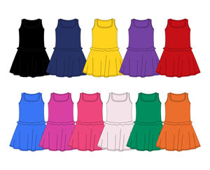 Ropa Deportiva Informal Personalizada, Vestido Floral de Yoga para Niñas, Shorts con Volantes, Forro de Mezcla de Algodón Transpirable, Nuevos Diseños de Moda para Hermanas - Product Image 6