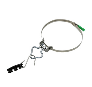 YK-14 Crochet d'ancrage en anneau pour FTTH, en acier galvanisé à chaud, crochet de suspension 4kN, support de câble de descente pour poteau de ligne de fibre optique aérienne - Product Image 4